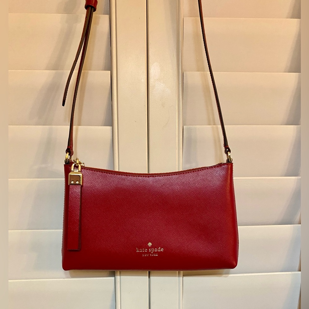 Kate Spade New York Sadie Red Crossbody Bag NEW